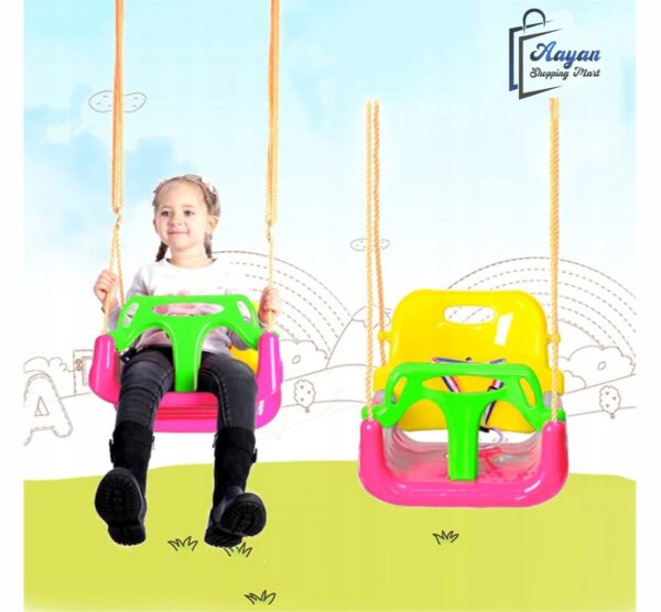 3-in-1 tuinschommel voor kinderen – veilig en leuk voor binnen en buiten – schommelbank – schommelstoel baby – schommels - Image 6