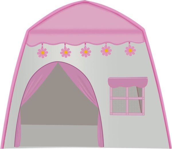 Kinder speeltent XL Roze – Met LED Verlichting & Draagtas | Voor Binnen & Buiten - Image 9