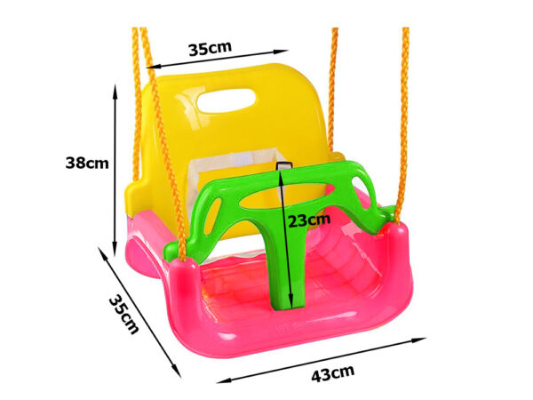 3-in-1 tuinschommel voor kinderen – veilig en leuk voor binnen en buiten – schommelbank – schommelstoel baby – schommels - Image 8