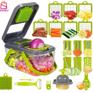 Mandoline - Multifunctionele Groentesnijder Met Opbergbox - Handmatig groentensnijder
